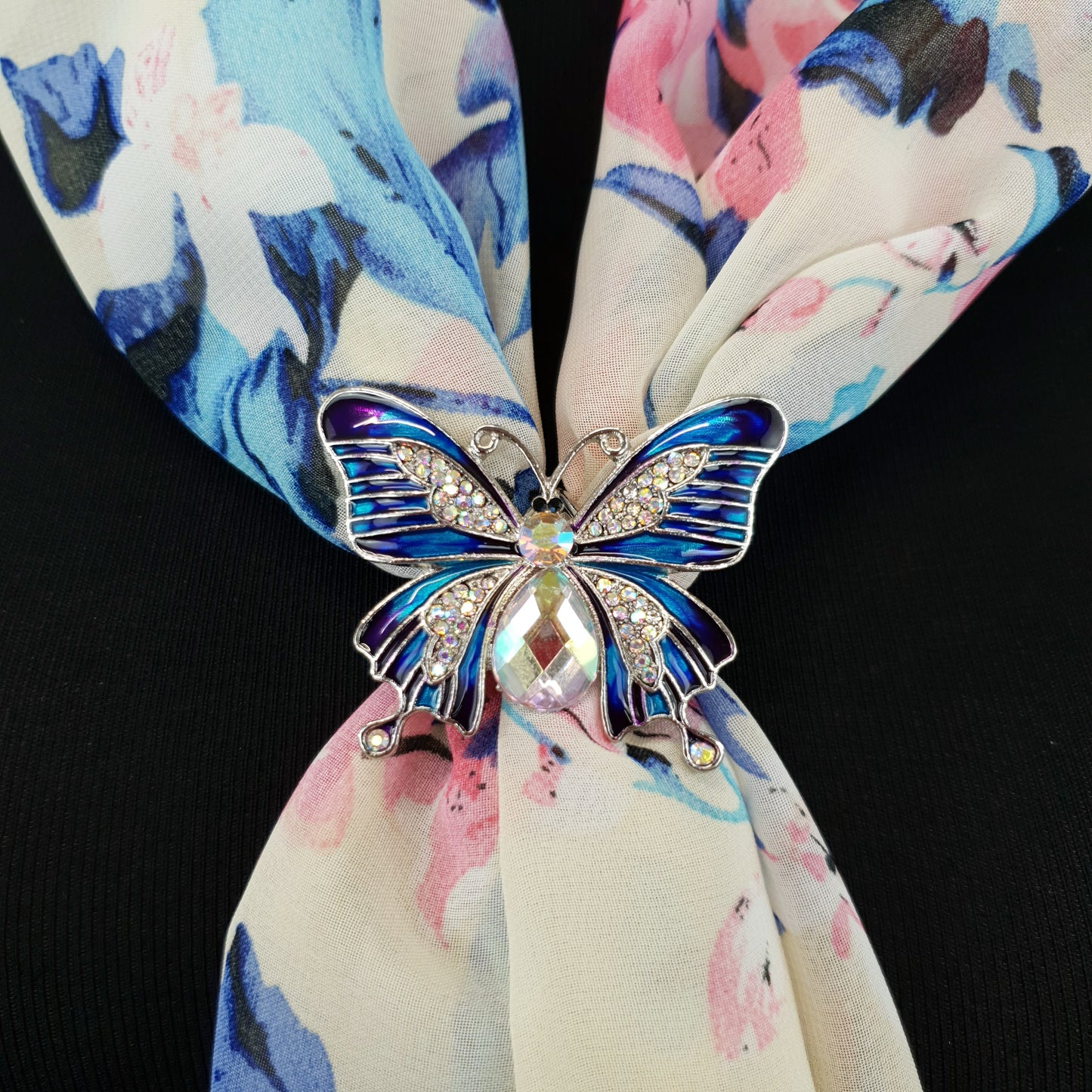 Butterfly Triple Scarf Ring - (Small Rings) in Gift Box