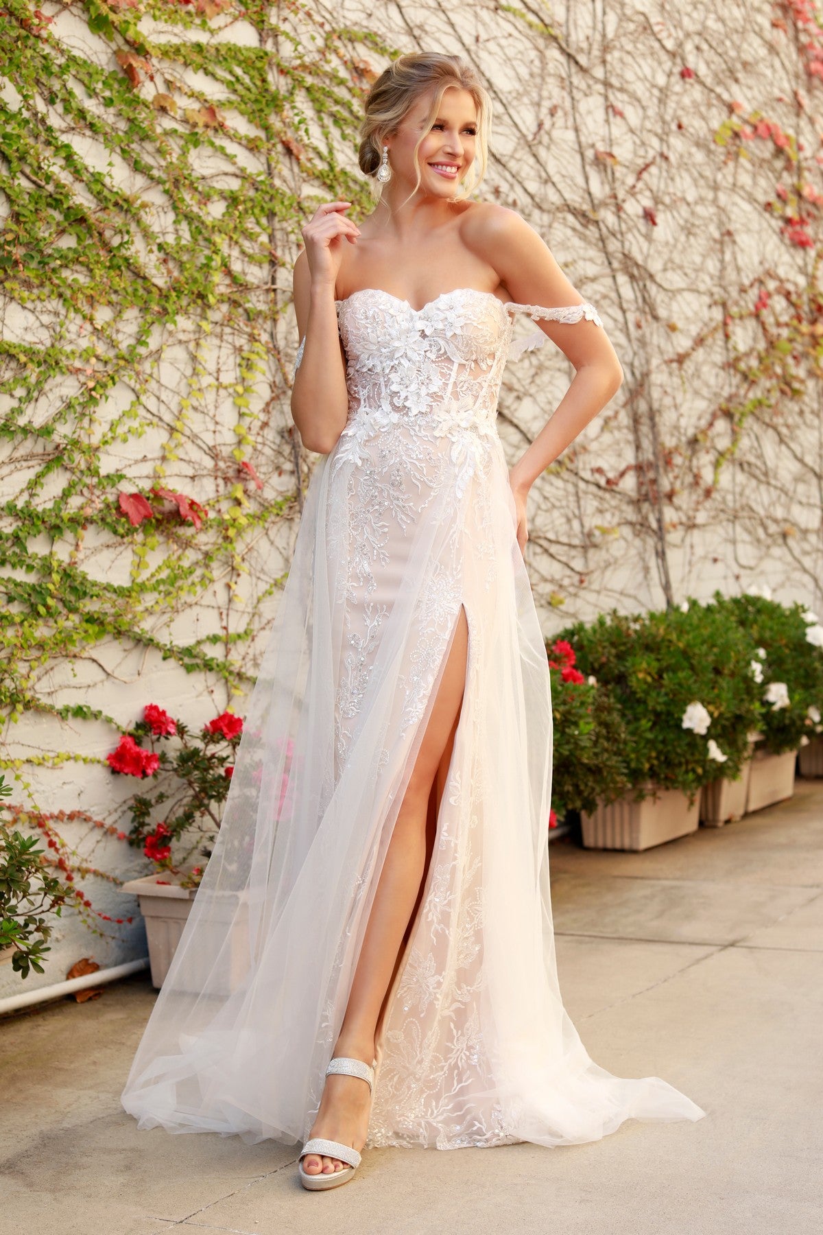 Corset Bodice Gown with Lace embelishments WA A144 Rendezvous Designs Corset Bodice Gown with Lace embelishments WA A144 Rendezvous Designs