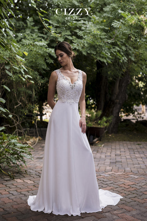 A-line Wedding Gown by Cizzy Bridal | Free Shipping