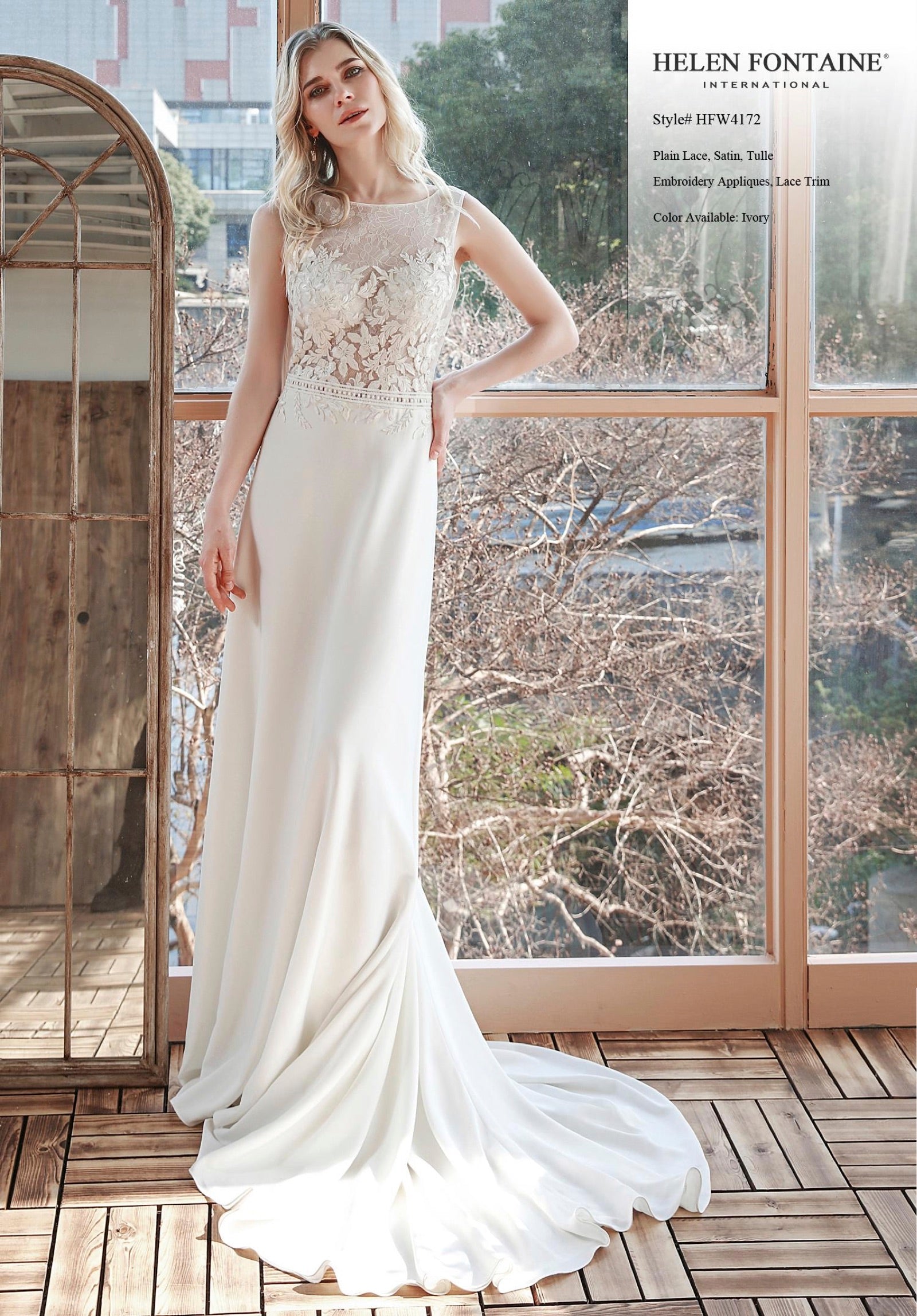 Budget Wedding Gown Available in Plus Sizes by Helen Fontaine