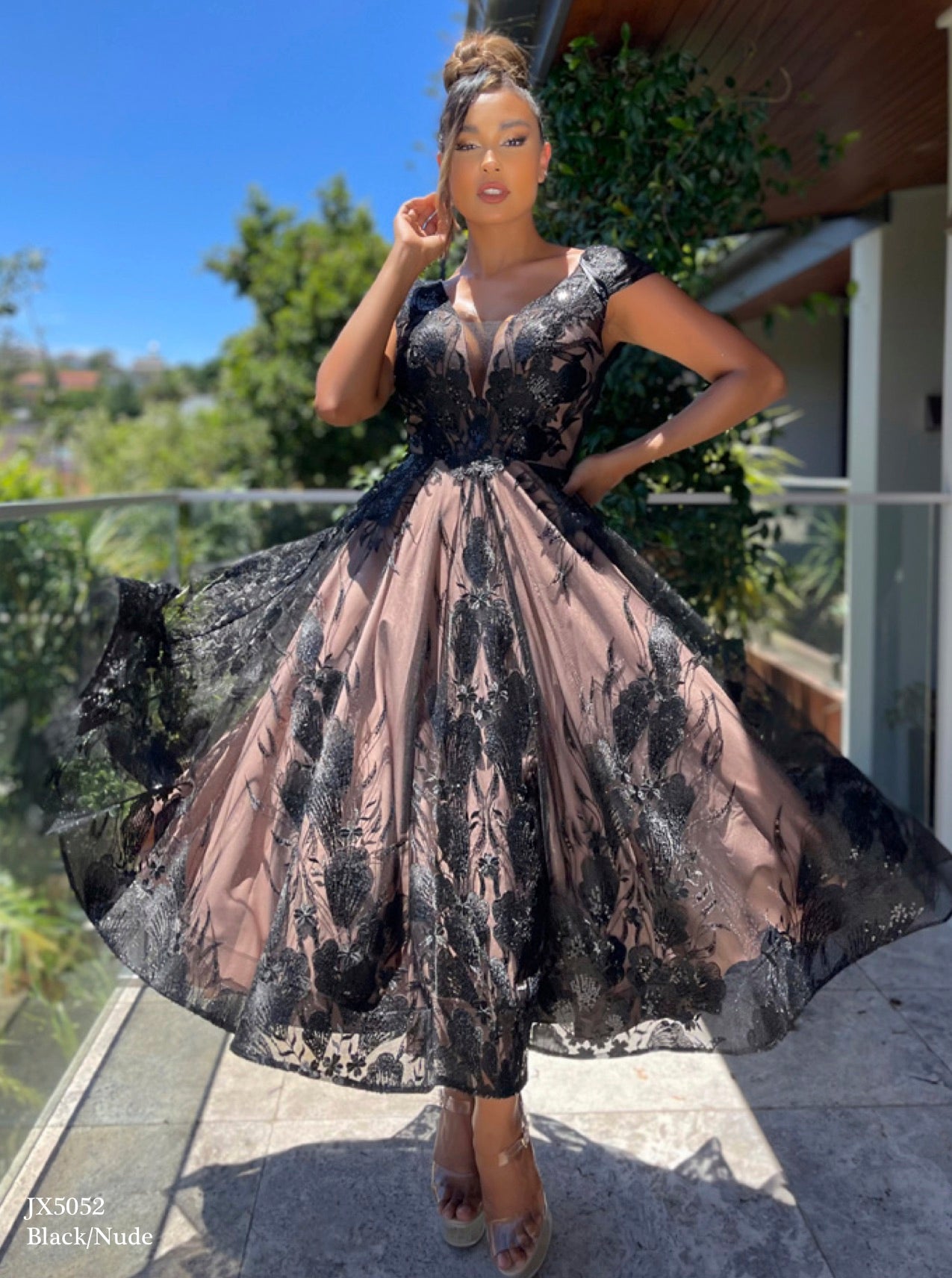 Lace 50's Style Vintage Dress by Jadore JX5052 Rendezvous Designs Lace 50's Style Vintage Dress by Jadore JX5052 Rendezvous Designs