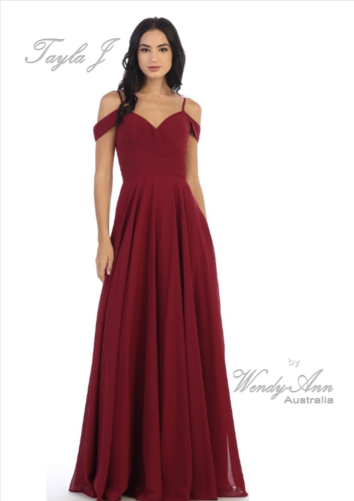 Off the Shoulder Bridesmaids Gown from Tayla J New Collection T3815 Rendezvous Designs Off the Shoulder Bridesmaids Gown from Tayla J New Collection T3815 Rendezvous Designs