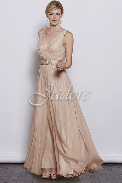 jadore bridesmaid dresses J'Adore Dresses J25006 - Illusion Midriff Sweetheart Evening Dress 10 / Emerald main image 1