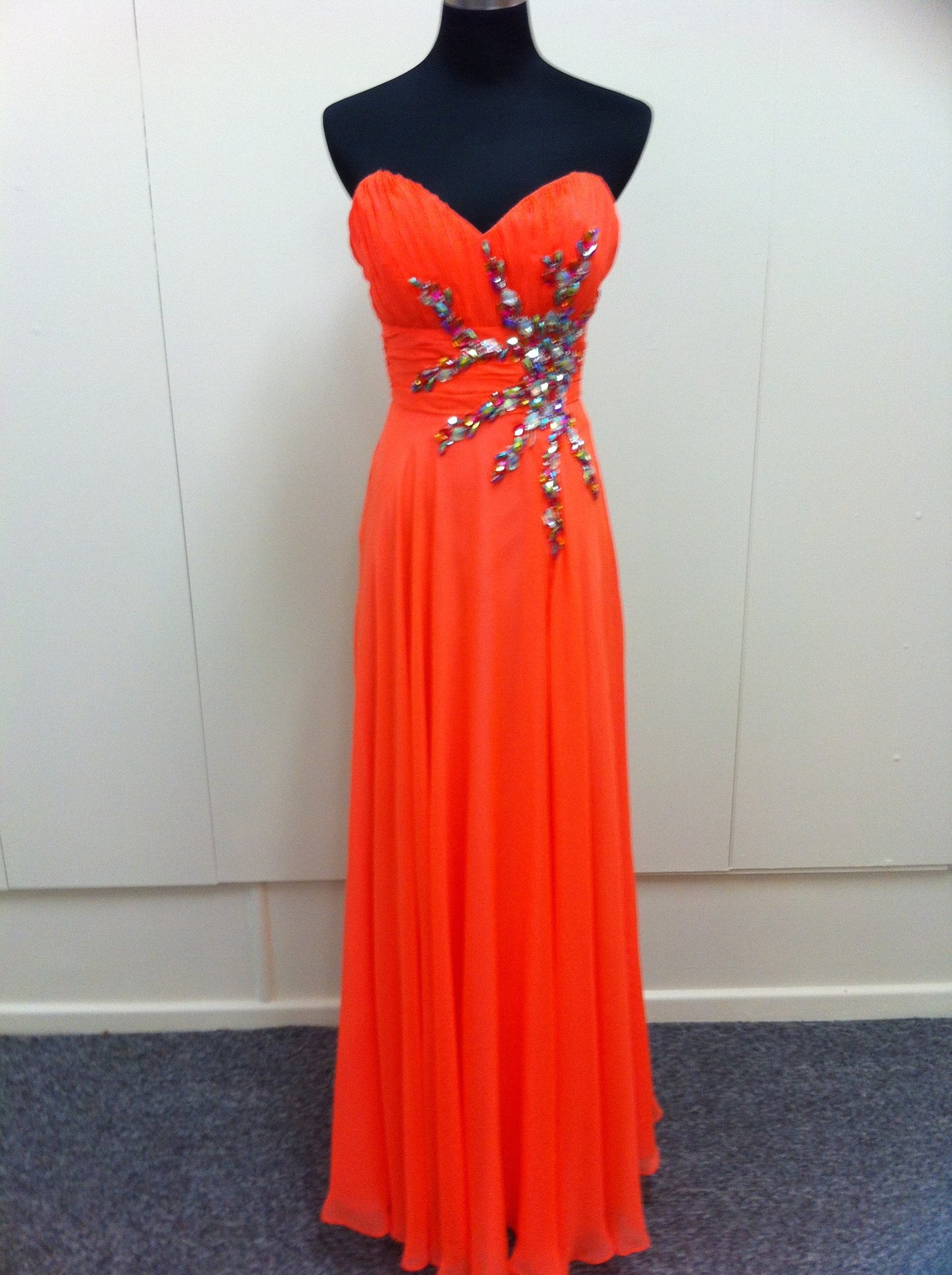 Orange Formal Gown