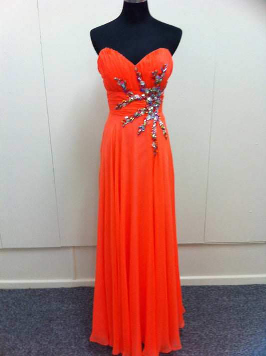 Orange Formal Gown