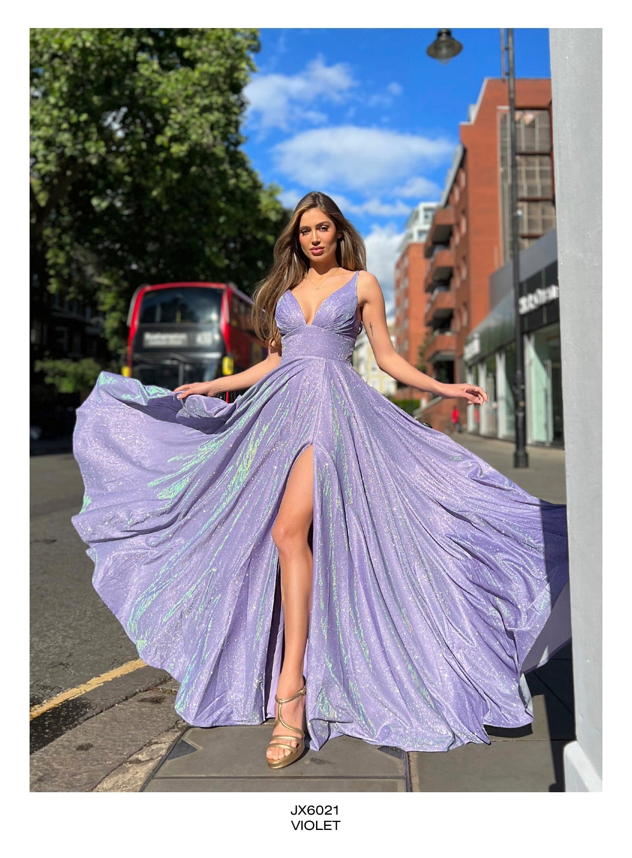 Glitter Shimmer Formal Gown by Jadore JX6021 Rendezvous Designs