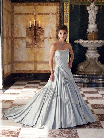 taffeta wedding dress