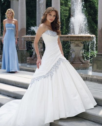 taffeta wedding dress