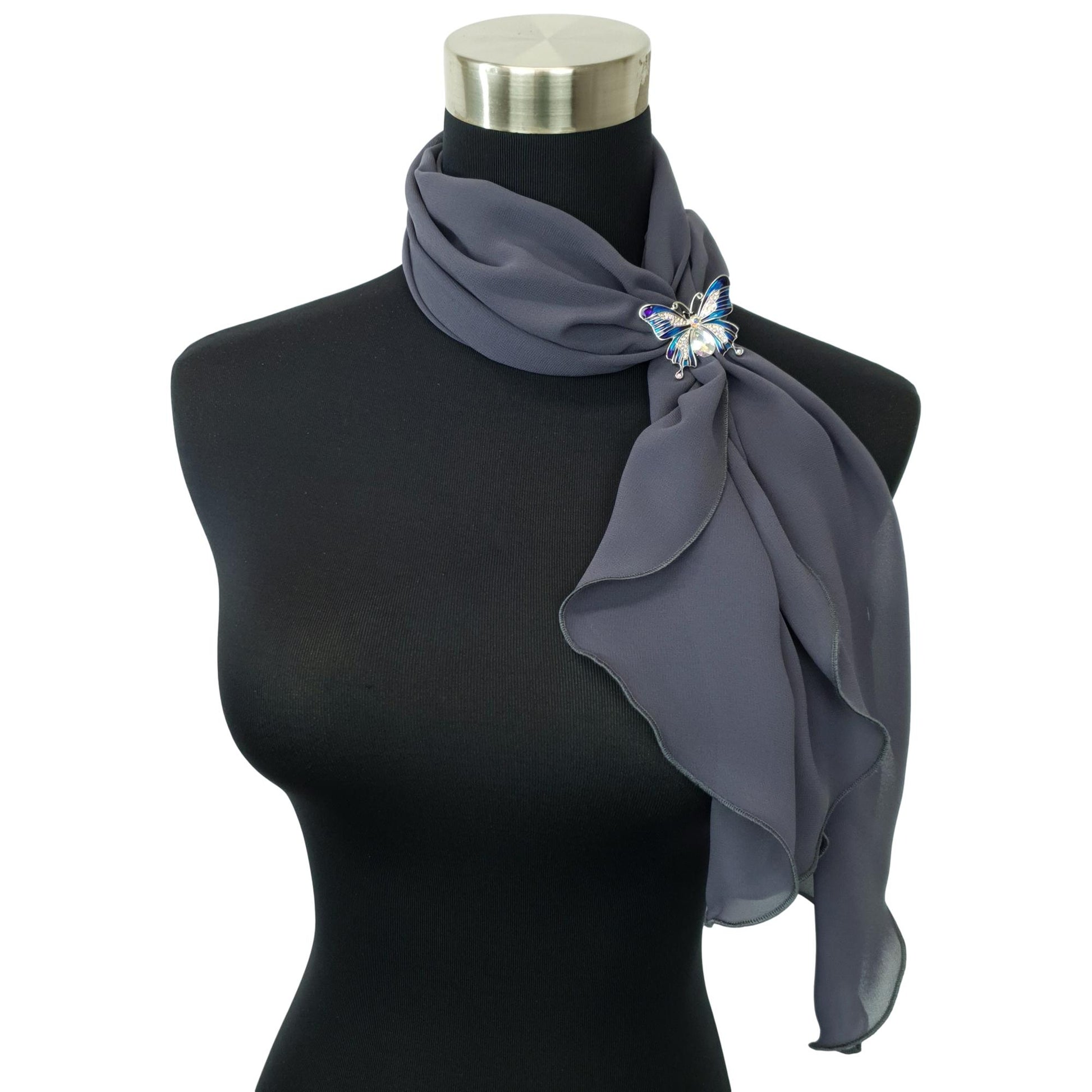 Butterfly Triple Scarf Ring Small Rings in Gift Box Rendezvous Designs